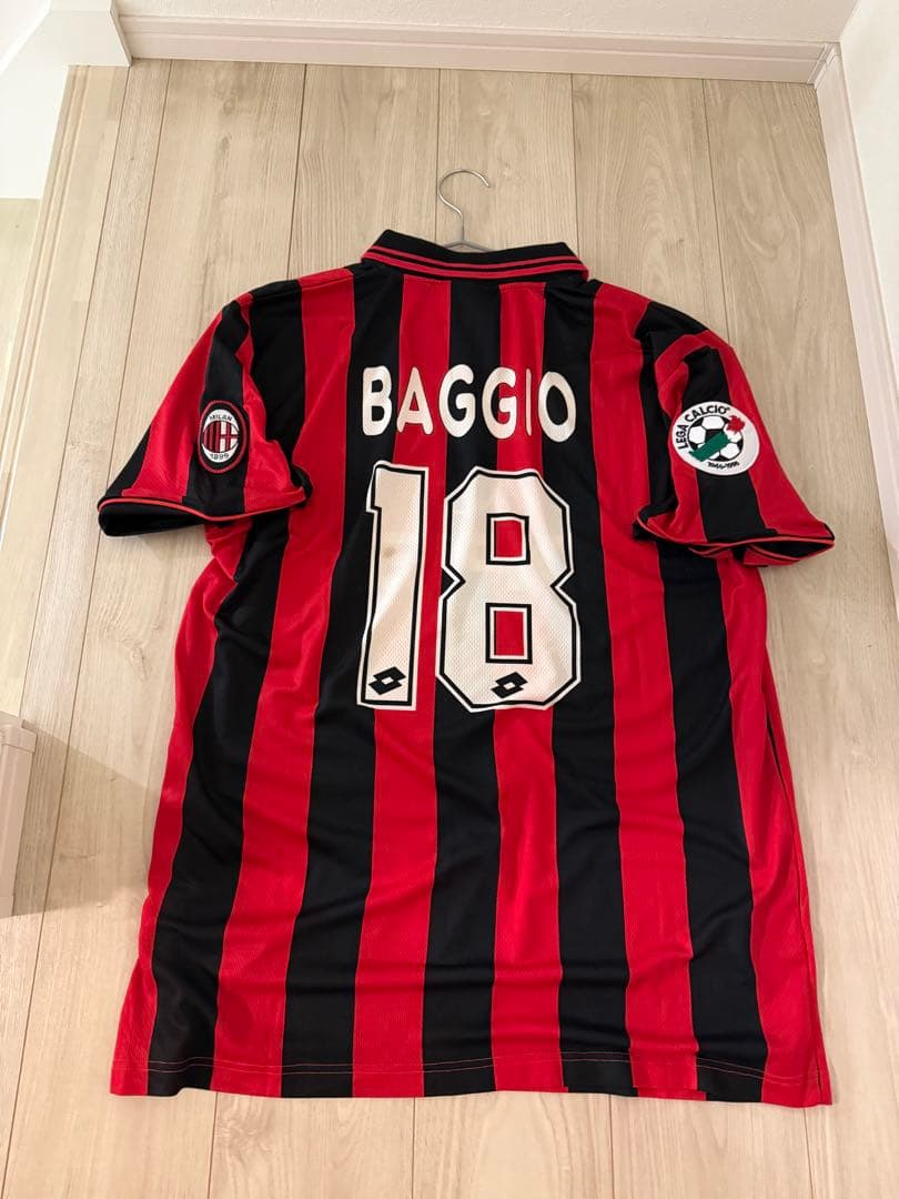 新品タグ付き　96-97 ミラン　バッジョ選手　ユニフォーム