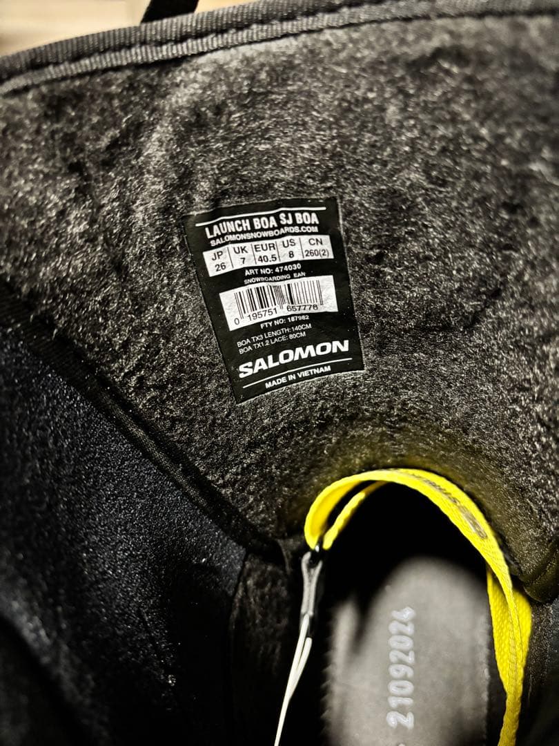 SALOMON スノーボード ブーツ LAUNCH BOA SJ 26.0