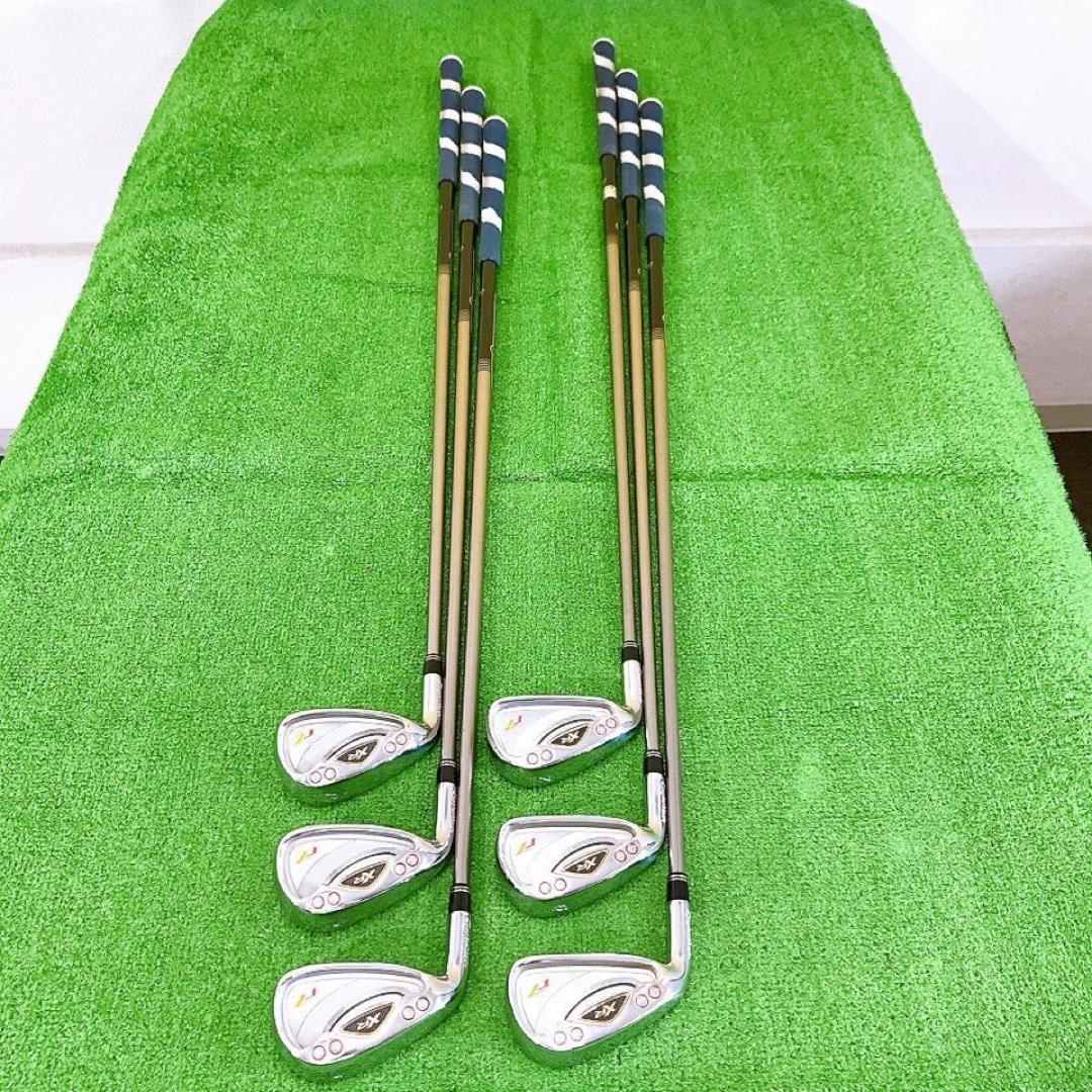 テ26★希少レフティ テーラーメイド r7 XR 6本アイアンセット 左利き用R