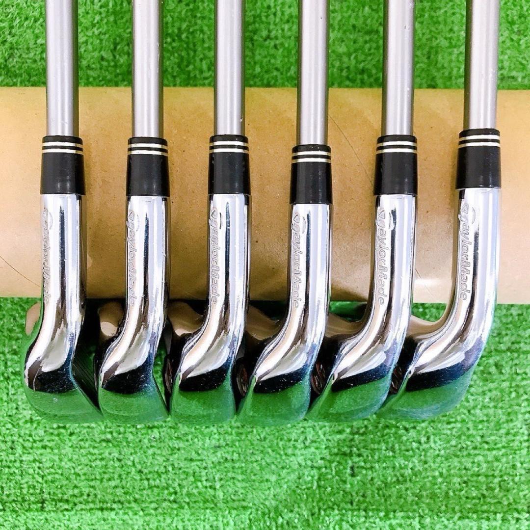 テ26★希少レフティ テーラーメイド r7 XR 6本アイアンセット 左利き用R