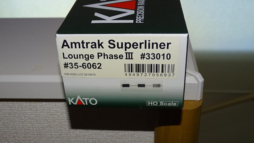シロHC-KATO HOゲージ Amtrak Superliner