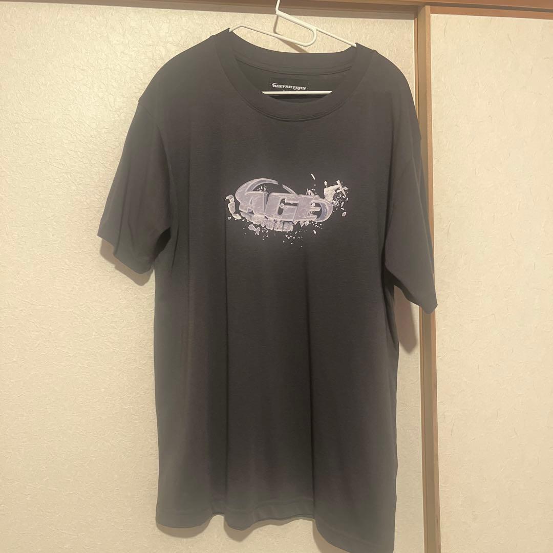 Age Factory ロゴ Tシャツ 黒 Lサイズ