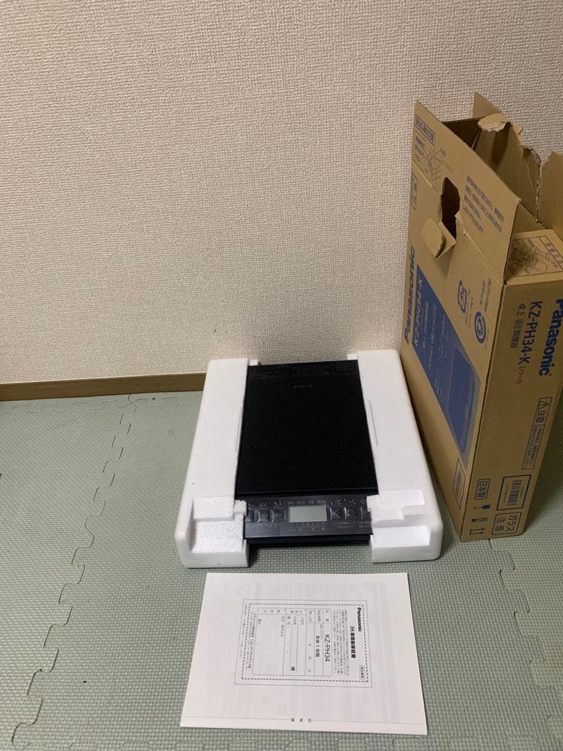 新品 Panasonic 卓上IH調理器 KZ-PH34-K ブラック
