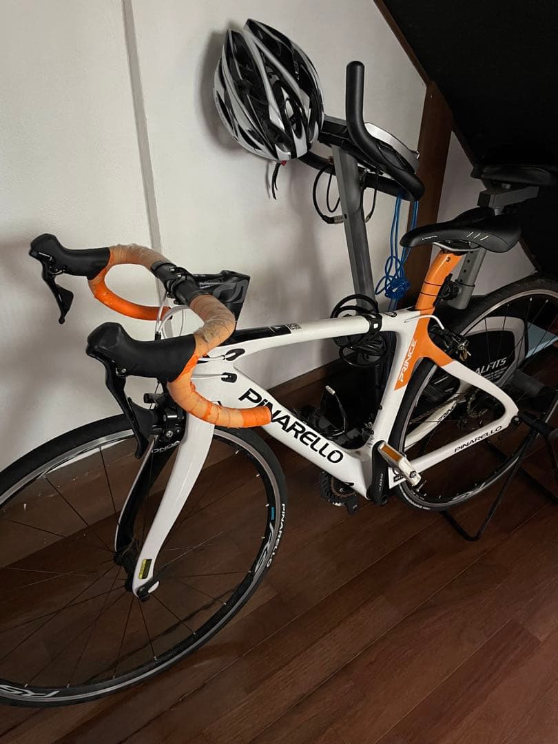 PINARELLO PRINCE ロードバイク シマノ105 ホワイト/オレンジ
