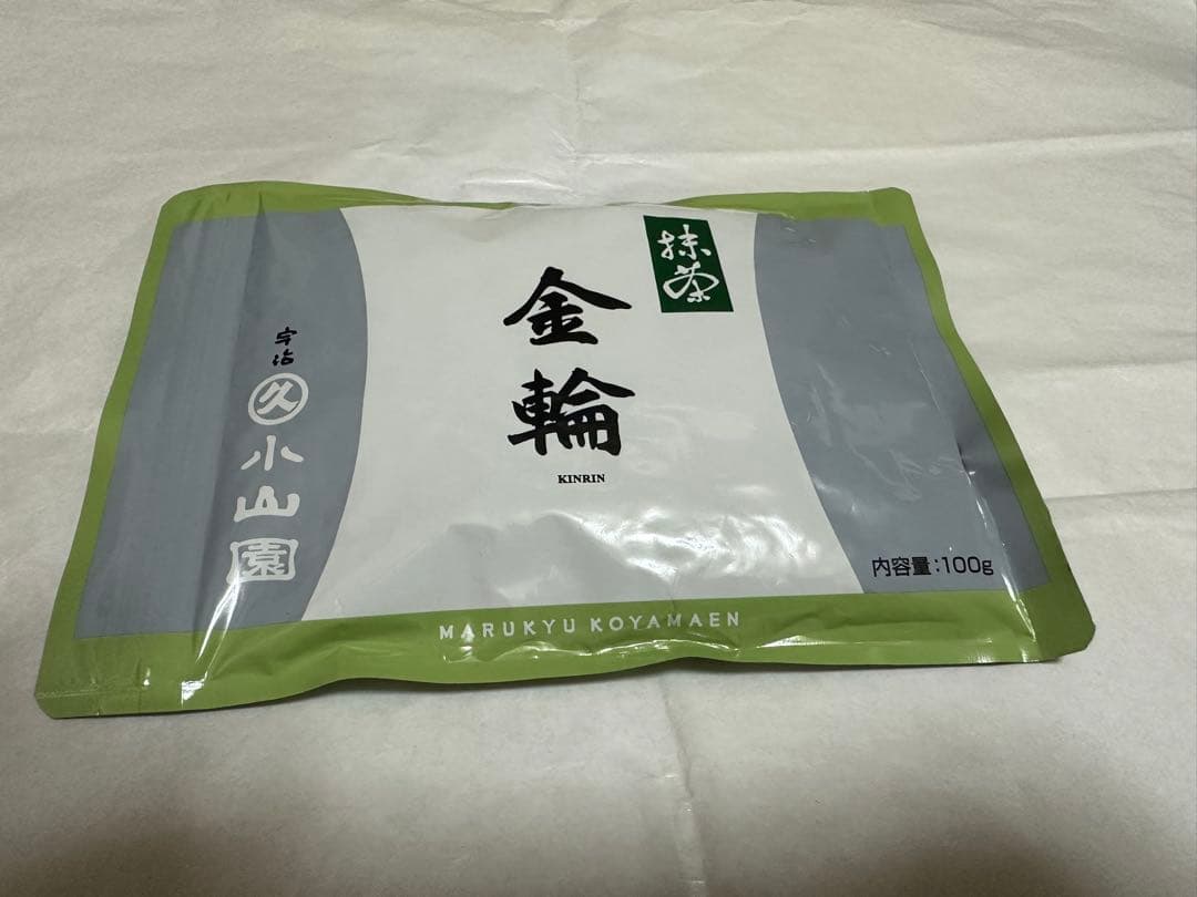 UJI MATCHA宇治抹茶　丸久小山園　金輪100g 袋　KINRIN