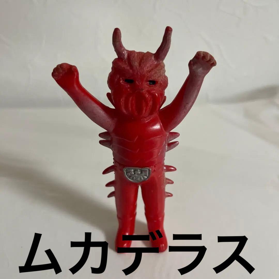 ⚠️当時物・レア‼️仮面ライダー　ショッカー怪人　ムカデラス　ミニソフビ　昭和レトロ