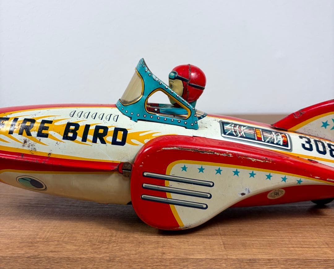 増田屋 モダントーイ ブリキ スペースロケット 昭和レトロ 玩具 マスダヤ 車