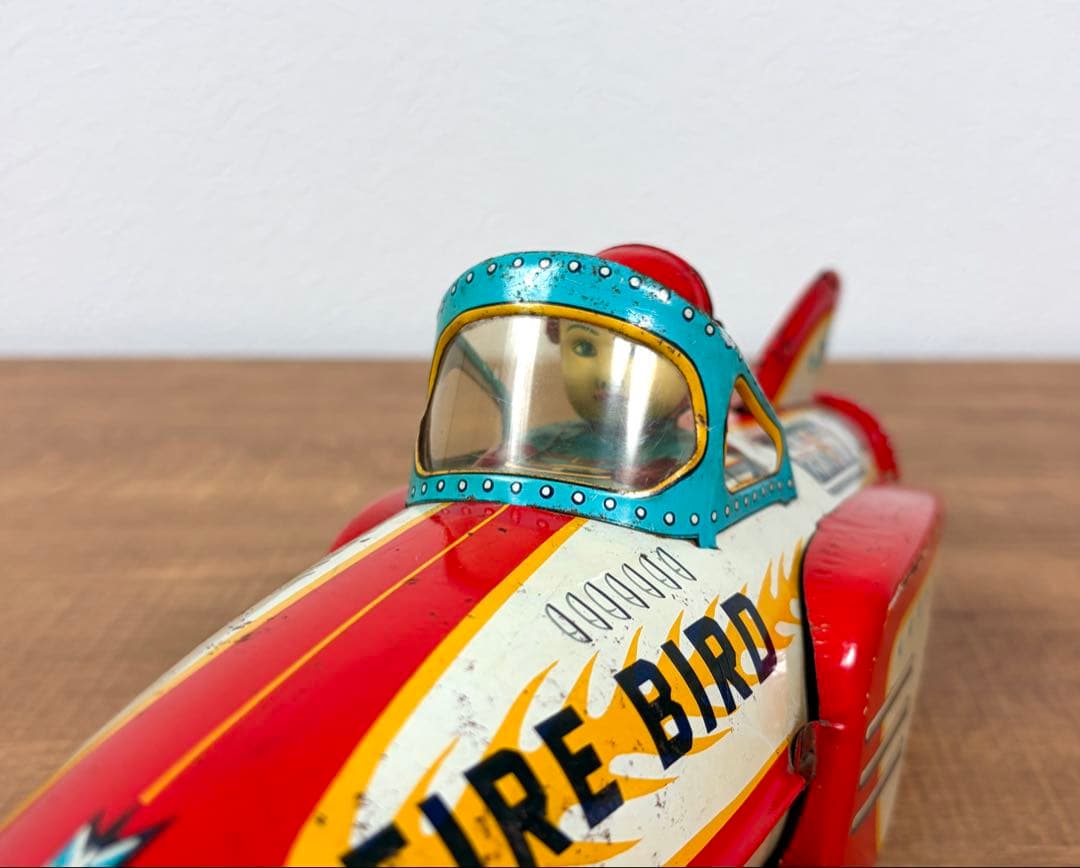 増田屋 モダントーイ ブリキ スペースロケット 昭和レトロ 玩具 マスダヤ 車