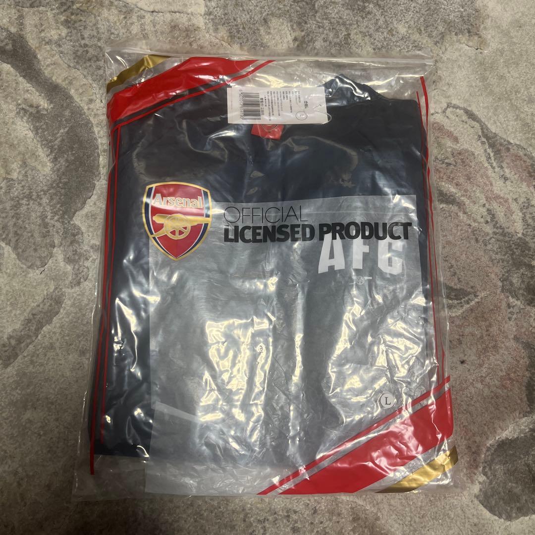 【公式ライセンス】アーセナルFC ビッグロゴ スウェット ネイビー Lサイズ
