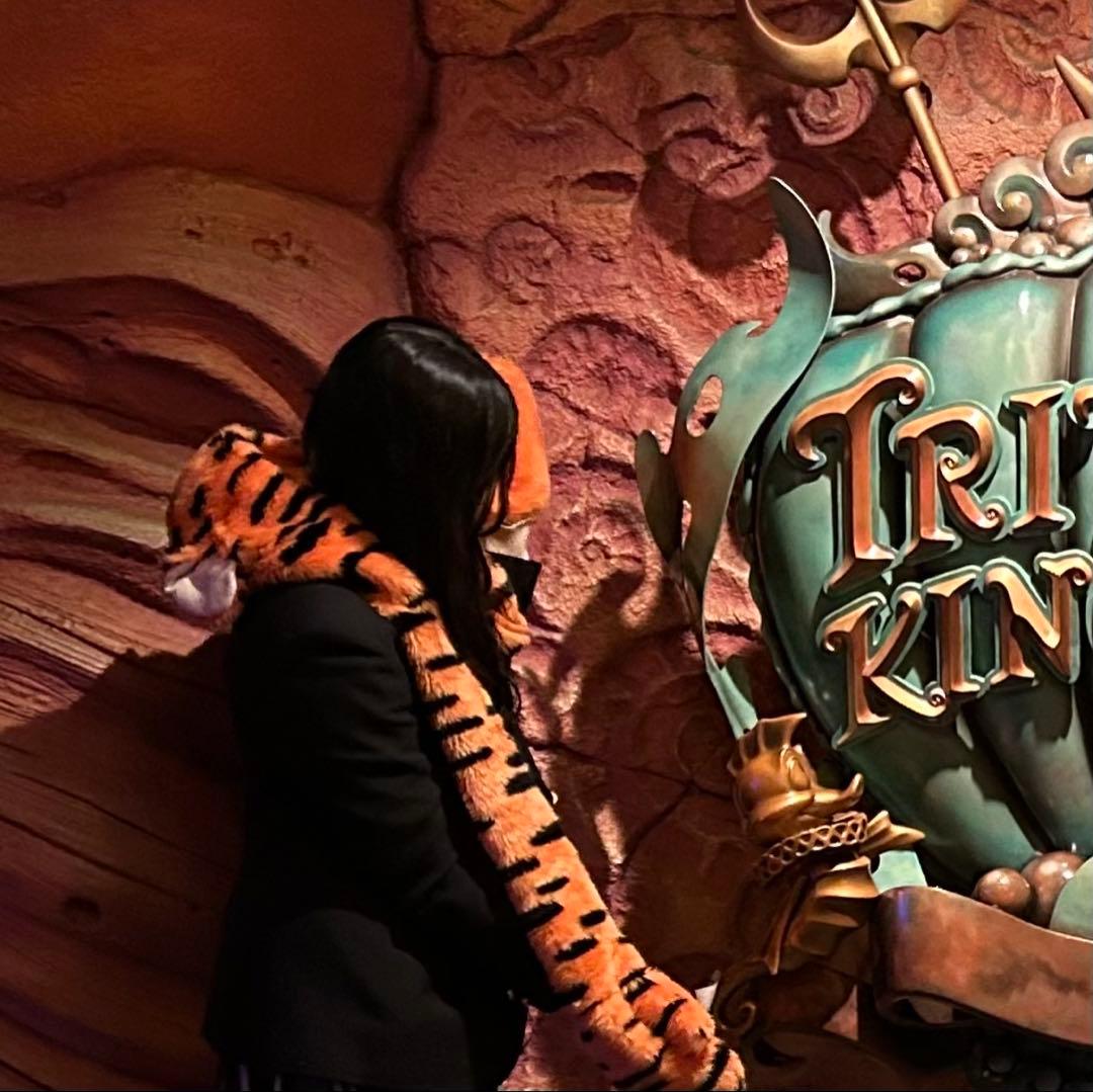 ディズニーティガーマフラーキャップ