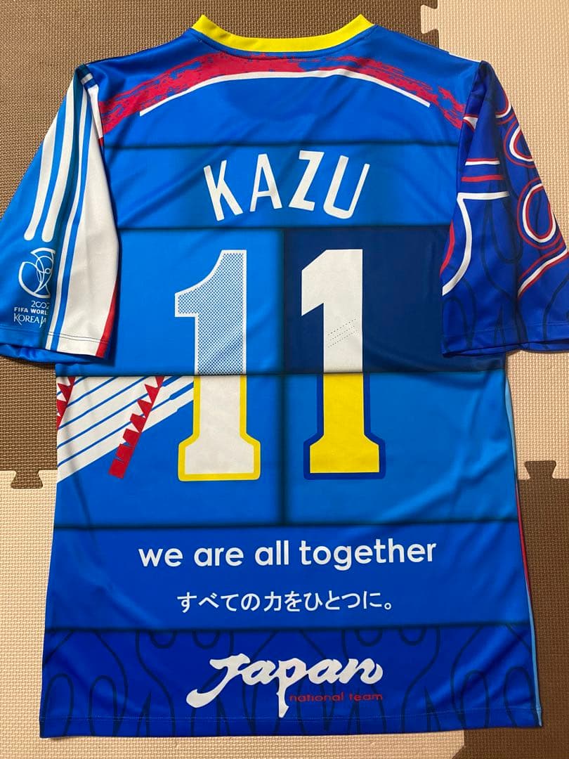 非売品　三浦知良　日本代表　ミックス　ユニフォーム　XLサイズ　カズ