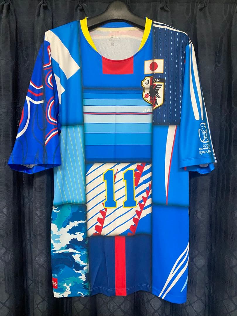 非売品　三浦知良　日本代表　ミックス　ユニフォーム　XLサイズ　カズ