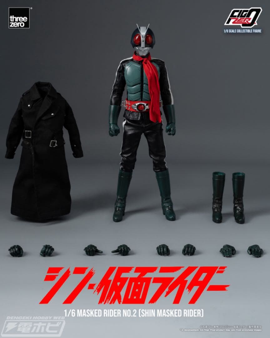 threezero シン仮面ライダー 1/6スケール　2体セット