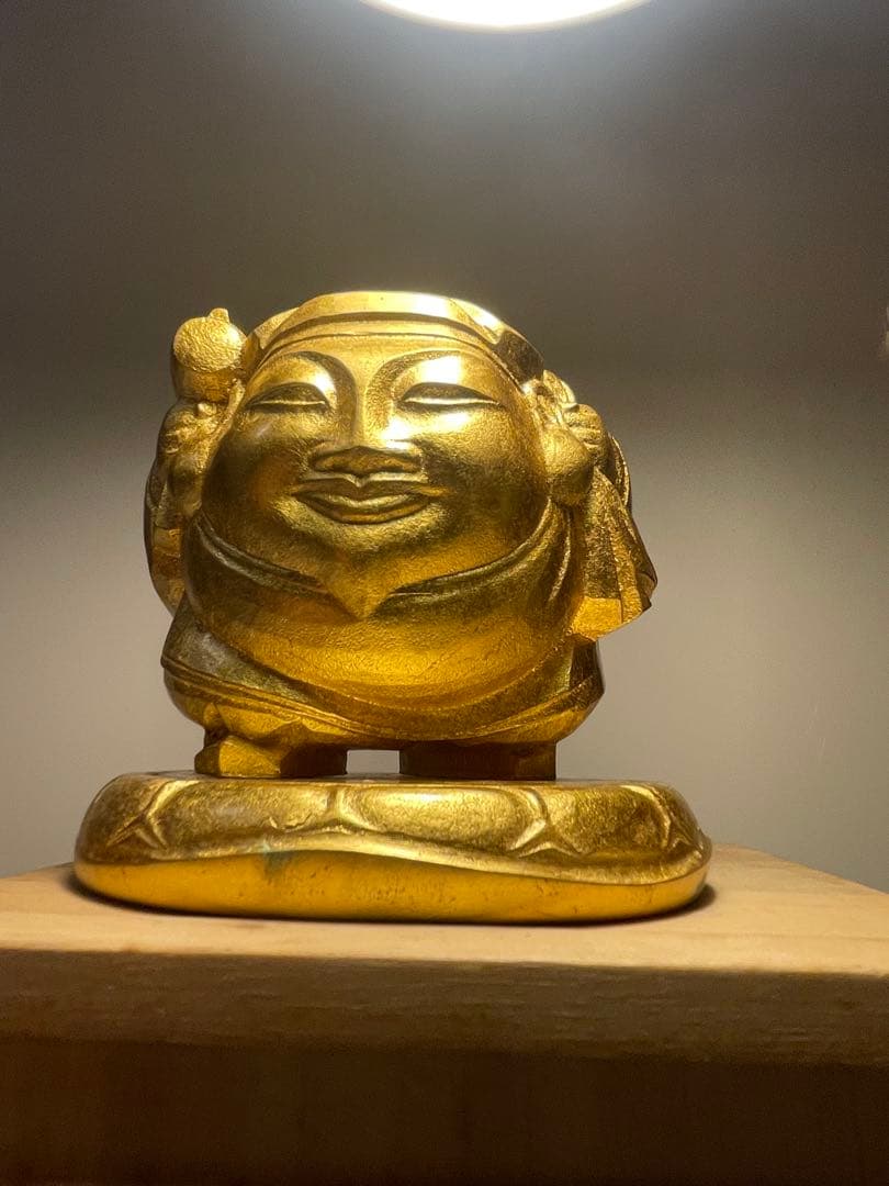 平櫛田中　ブロンズ像　大黒天様　共箱付