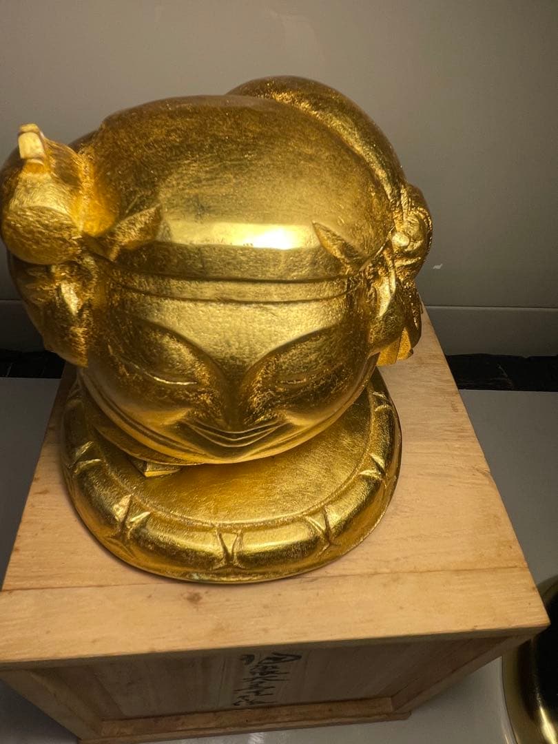 平櫛田中　ブロンズ像　大黒天様　共箱付