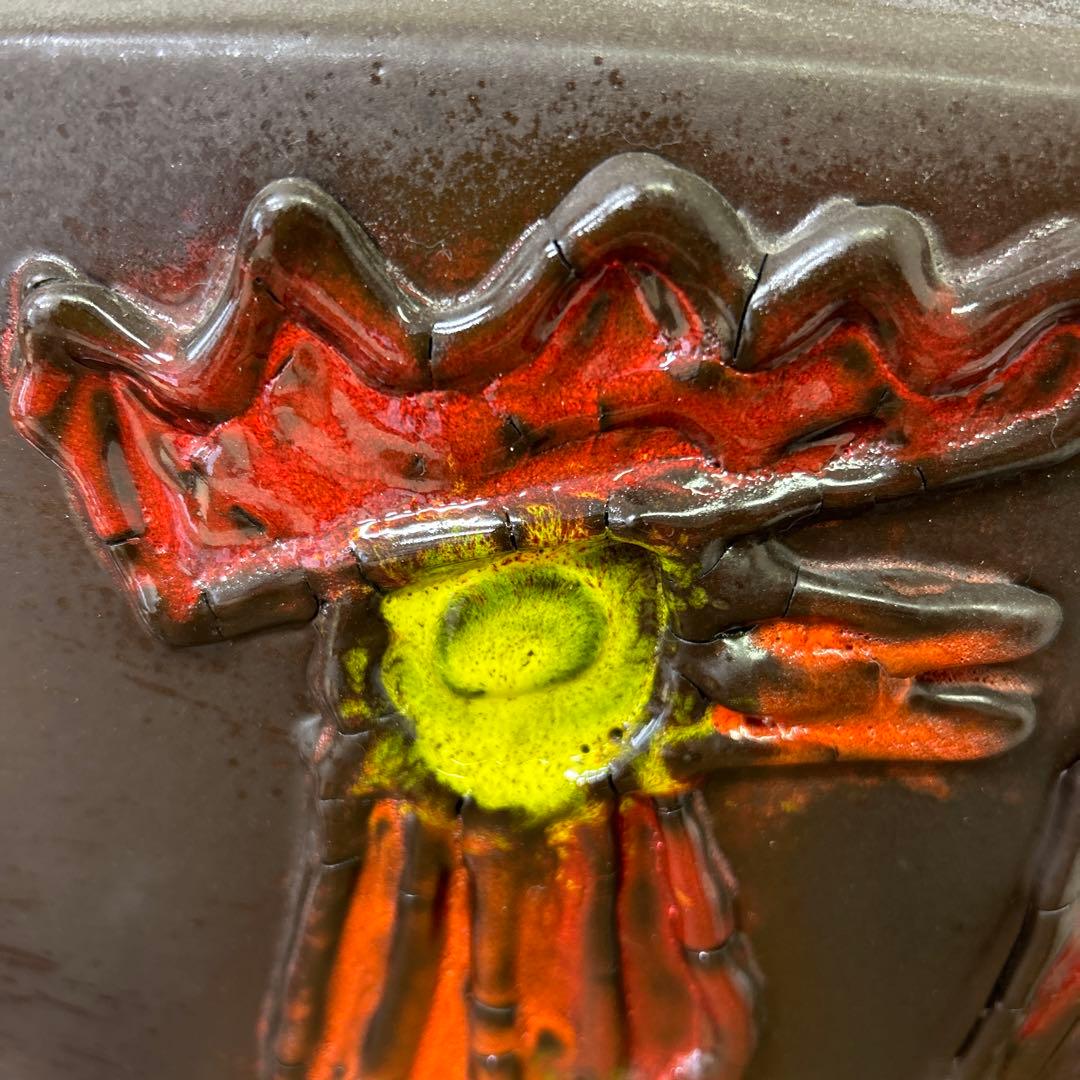 W.GERMANY 西ドイツ　ビンテージ　281-54 陶製　置き物　鶏