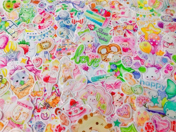 可愛いい❤️❤️フレークシール( ⸝⸝•ᴗ•⸝⸝ )アニマルmixセット♡♡