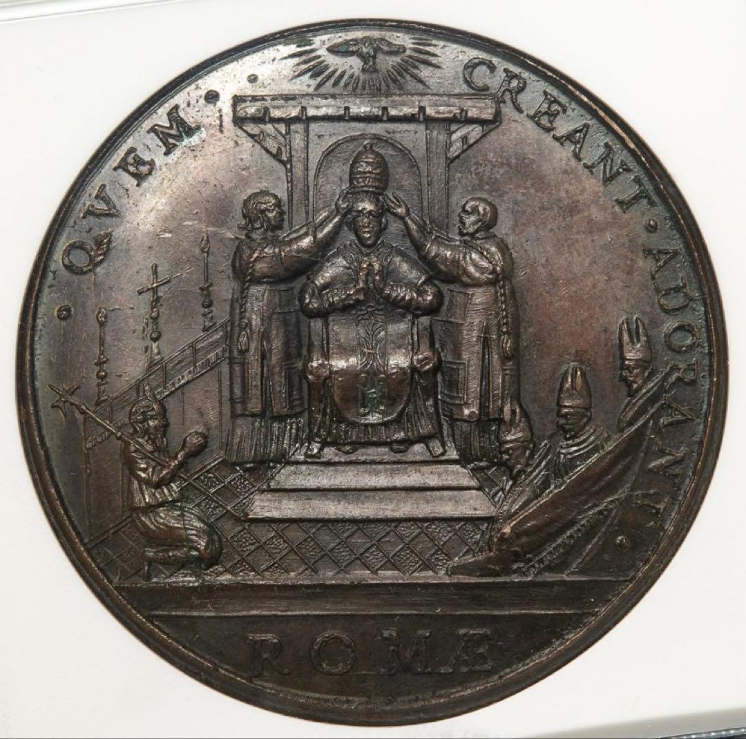 廉価出品❗️アドリアヌス6世　戴冠記念　ブロンズメダル