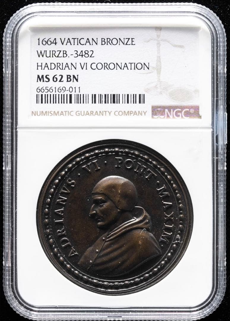 廉価出品❗️アドリアヌス6世　戴冠記念　ブロンズメダル