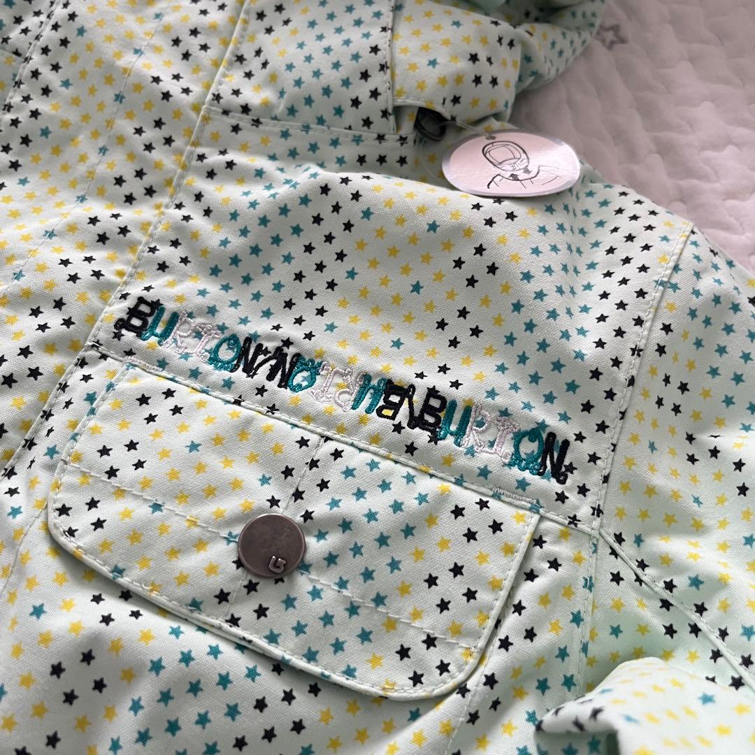 新品未使用 BURTON バートン キッズ 星柄 ジャケット XS スノーウェア