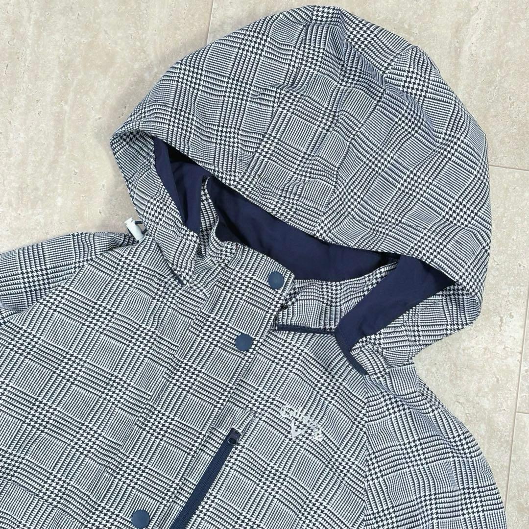 キャロウェイ レインウェア レインコート 千鳥柄 チェック柄 4way LL