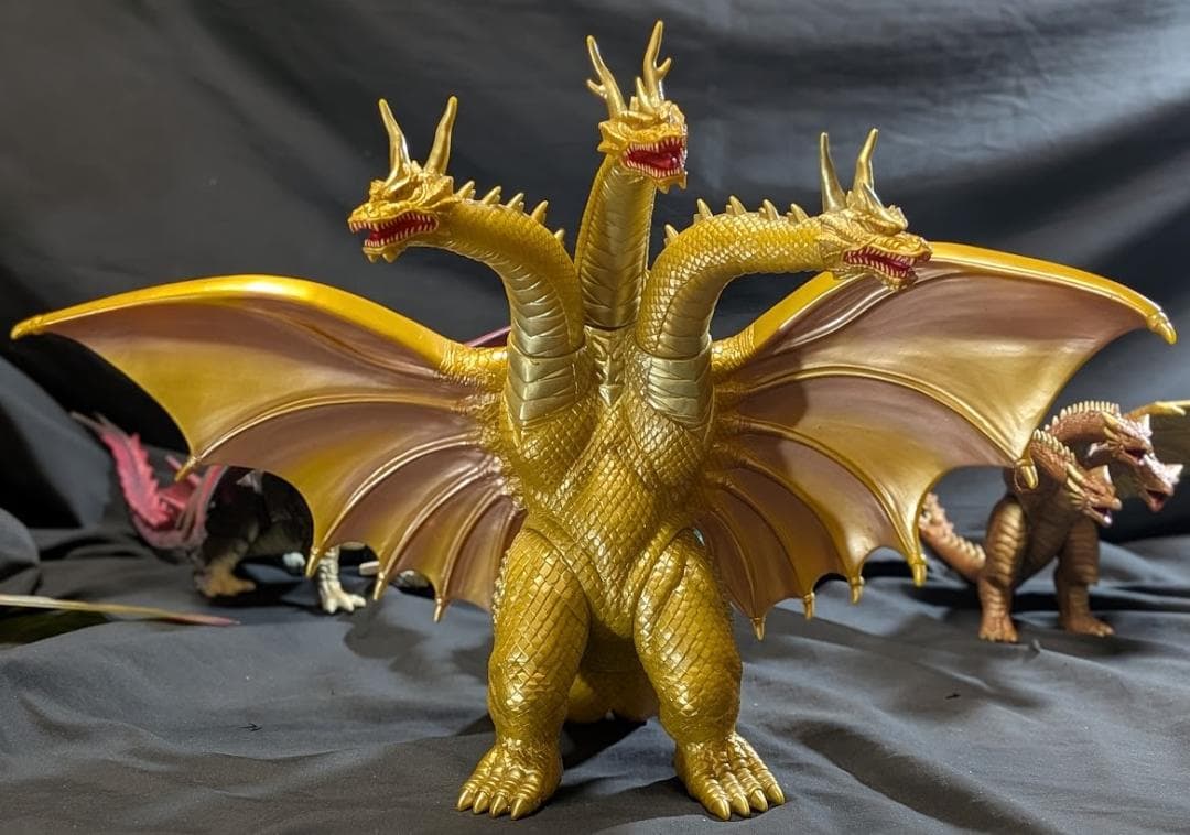 キングギドラ・デスギドラ・ダカーラ他「平成モスラ」登場（バンダイ）５体セット＋１