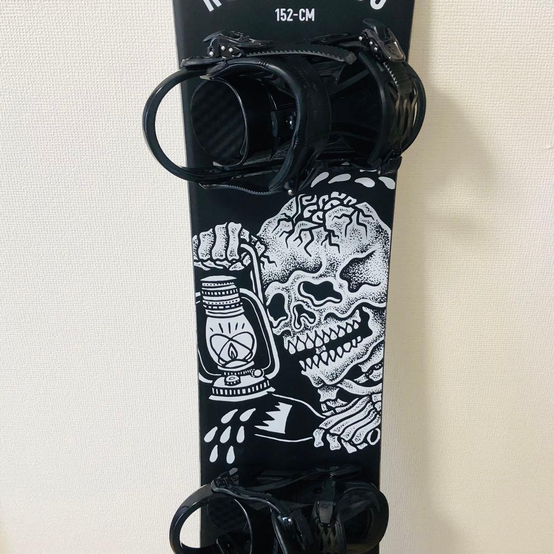 【美品】ride×sketchy tank スノーボード　152cm コラボ