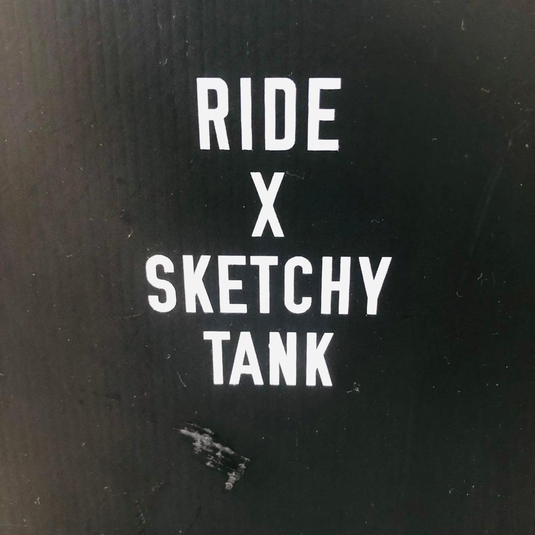 【美品】ride×sketchy tank スノーボード　152cm コラボ
