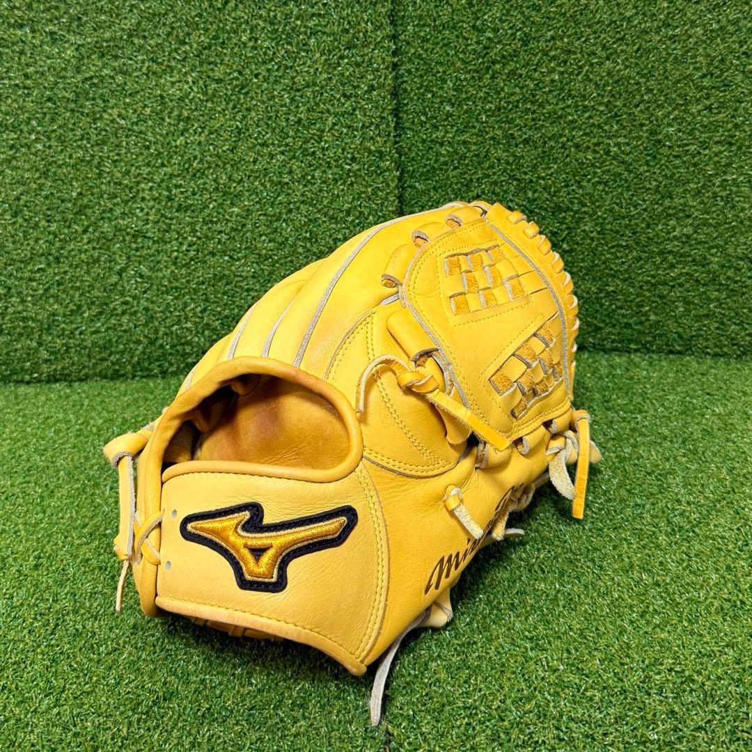 Mizuno ミズノ 硬式グローブ イエロー