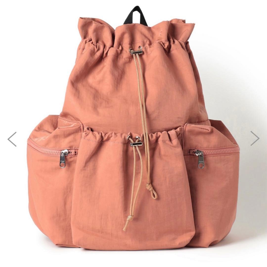 現行 美品 Chacottチャコット リュック バックパック テラコッタ ピンク