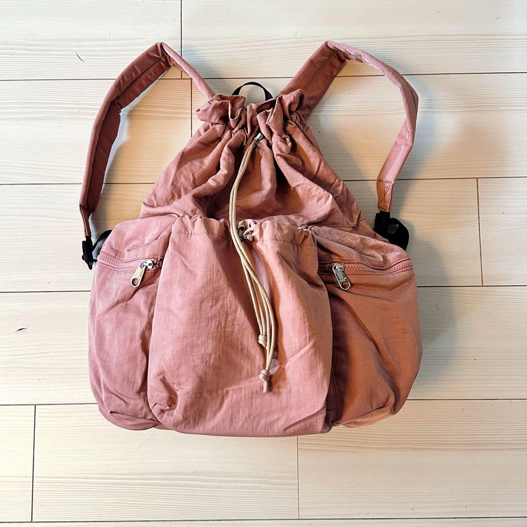 現行 美品 Chacottチャコット リュック バックパック テラコッタ ピンク