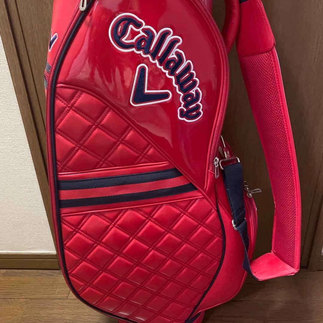 ⭐︎週末割引⭐︎Callaway 赤 キャディバッグ ➕ドライバー、アイアンセット