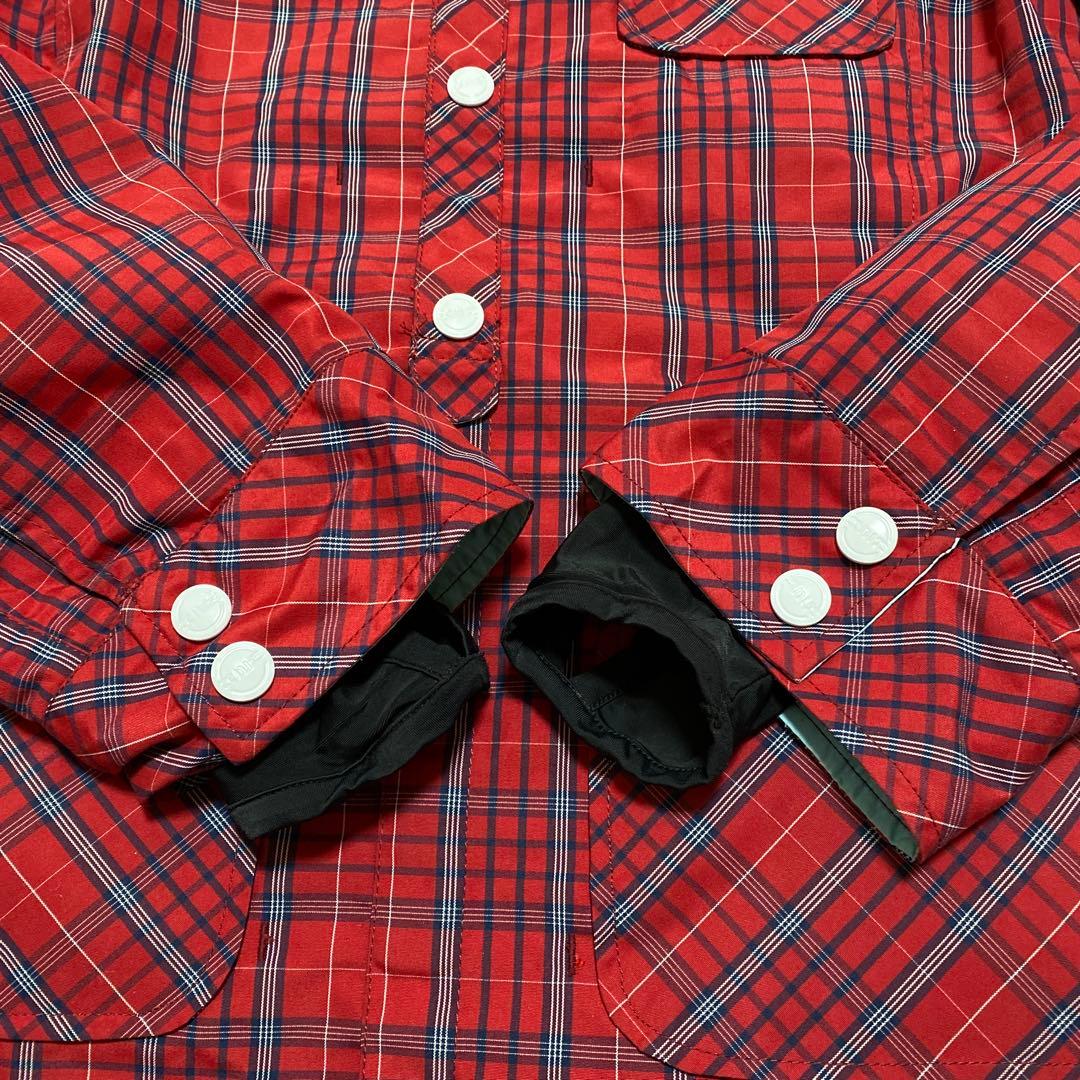 ⭐️X-NIX　PHENIX レディース　スノボジャケット　赤チェック　L＊977