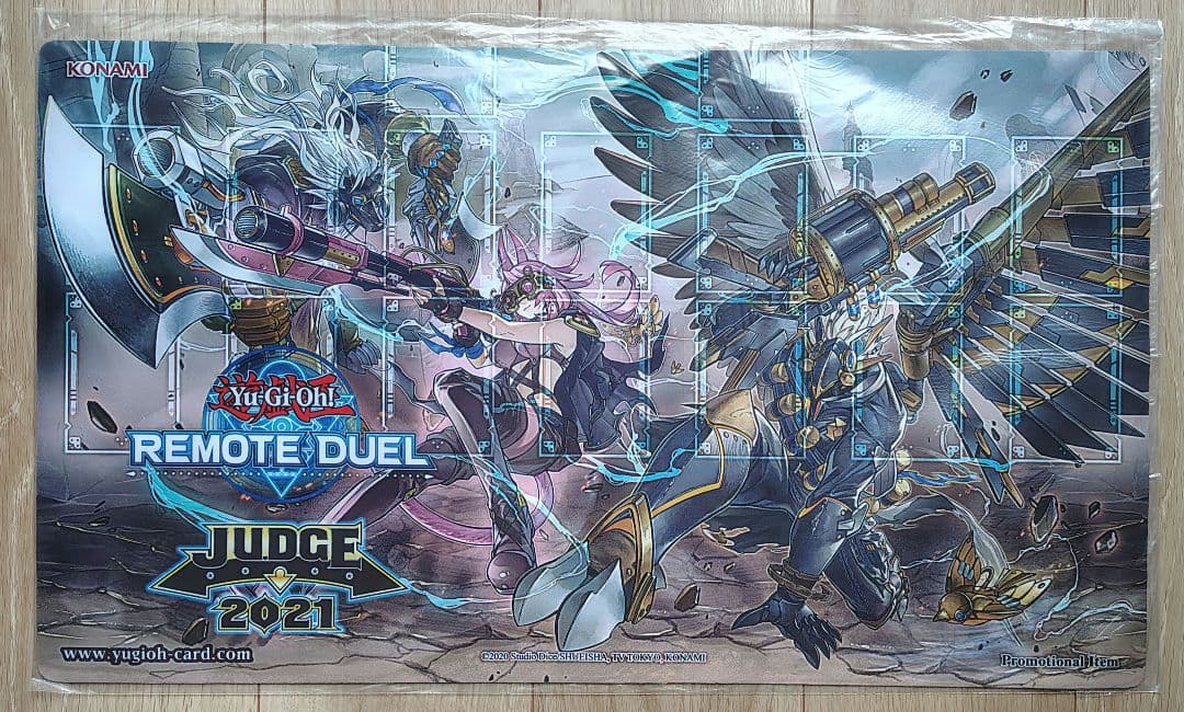 遊戯王 公式 プレイマット 鉄獣式強襲機動兵装改 JUDGE 未開封 EU版
