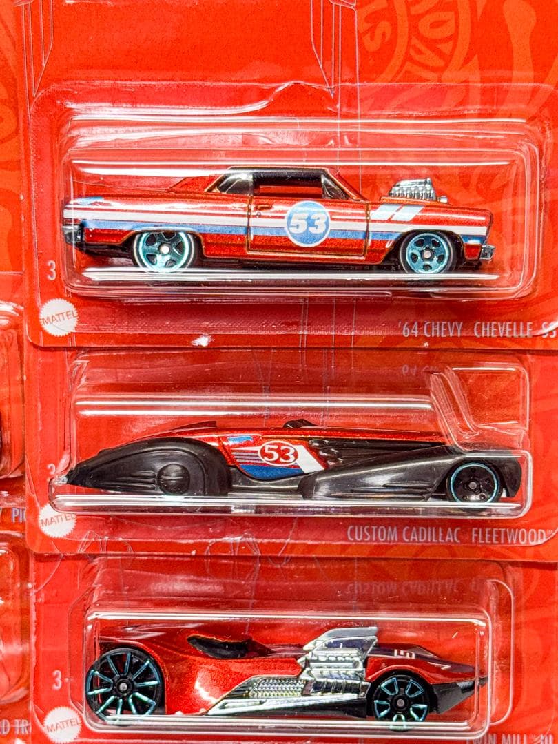 ホットウィール ★ ORANGE & BLUE ★ 53 アニバーサリー★11台