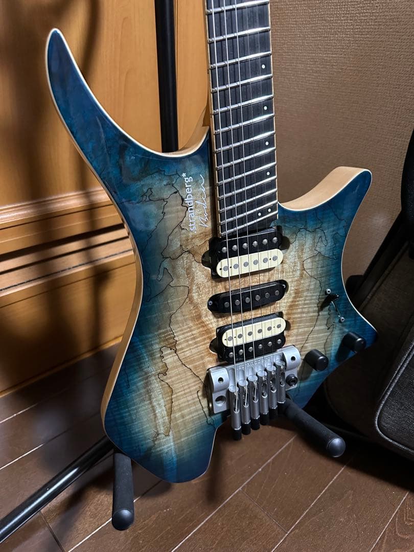 strandberg エレキギター ブルー/ナチュラル