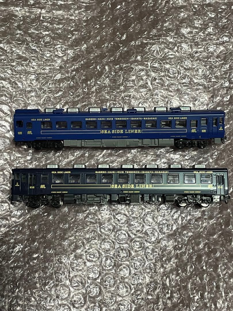 TOMIX JR九州キハ58系ディーゼルカー シーサイドライナー青+紺2輌　美品
