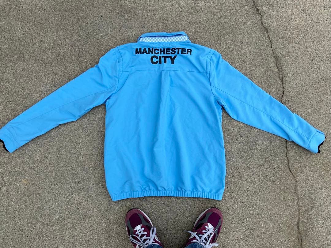 【バックプリント付】UMBRO×マンチェスターシティ/ピステ/ドリルトップ/XL