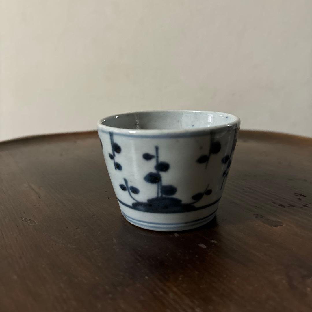 古伊万里蕎麦猪口5点　アンティーク　酒器　懐石　古道具　骨董　検:李朝