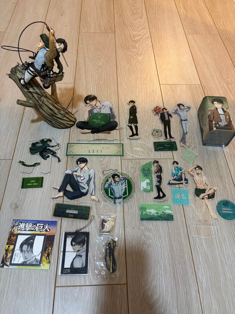 進撃の巨人 リヴァイ まとめ売りフィギュア アクスタ 26点