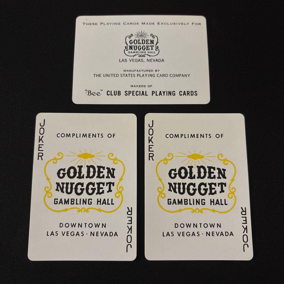 美品 第2世代 Golden Nugget カジノデック 黒 ゴールデンナゲット