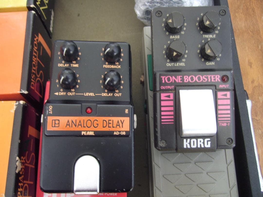 国産名機24台 Maxon Ibanez Guyatone KORG Pearl