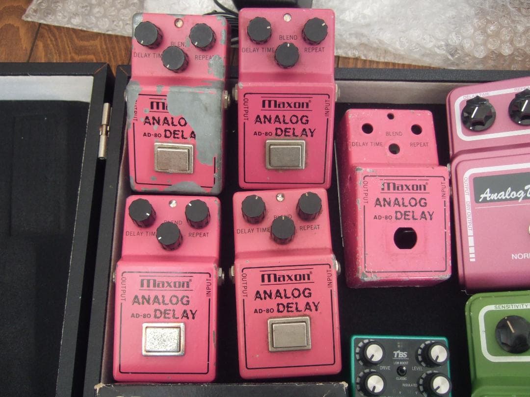 国産名機24台 Maxon Ibanez Guyatone KORG Pearl