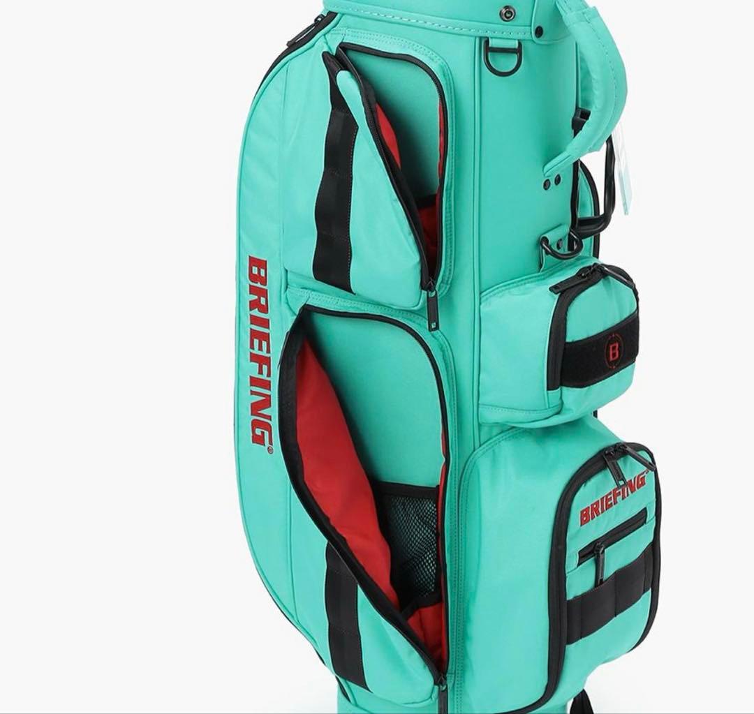 ブリーフィング ゴルフキャディバッグ　ミントブルー