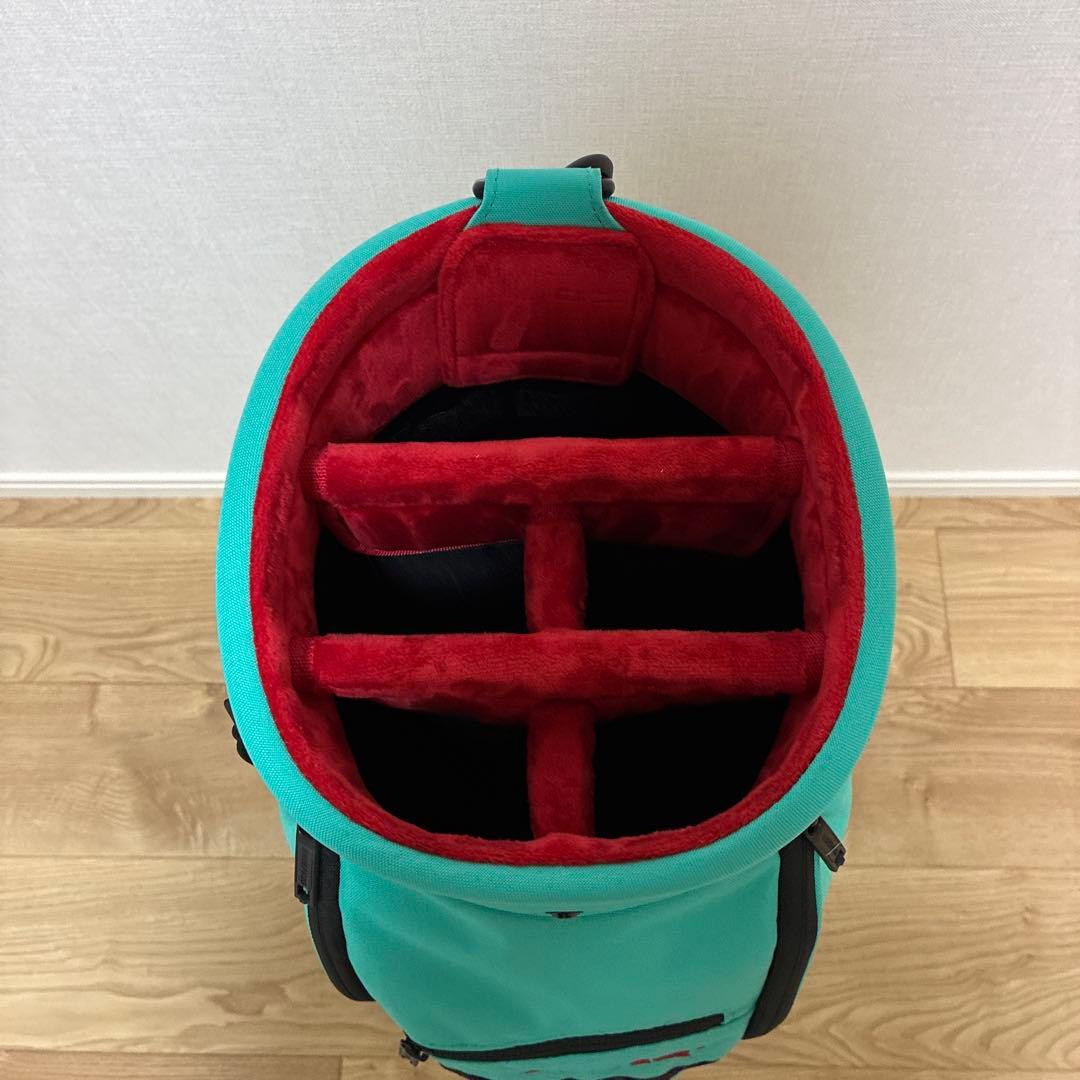 ブリーフィング ゴルフキャディバッグ　ミントブルー