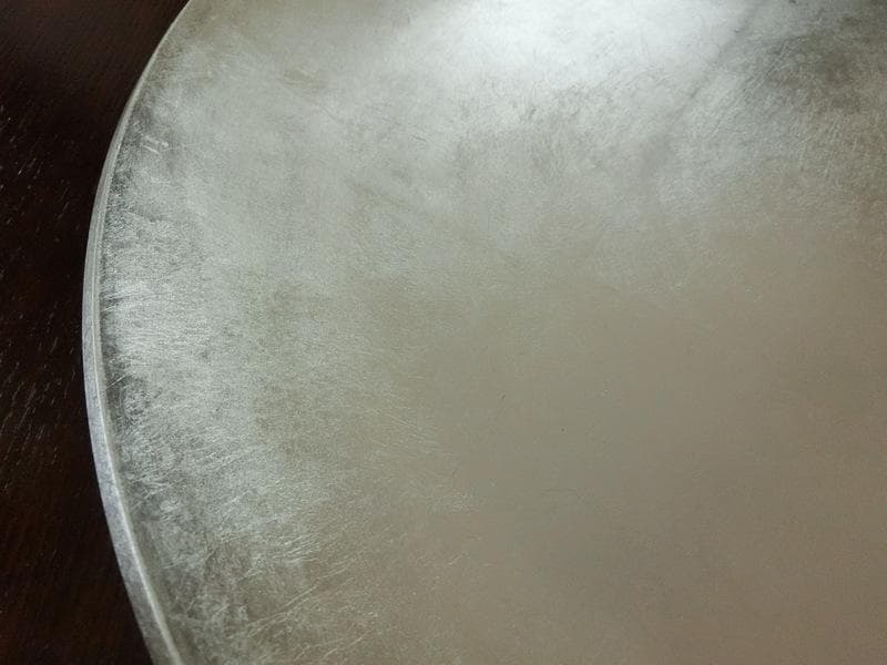 希少★金箔 銀箔　芙蓉盆　飾り皿　漆器 大皿　正雲作 料亭 38cm 2枚セット