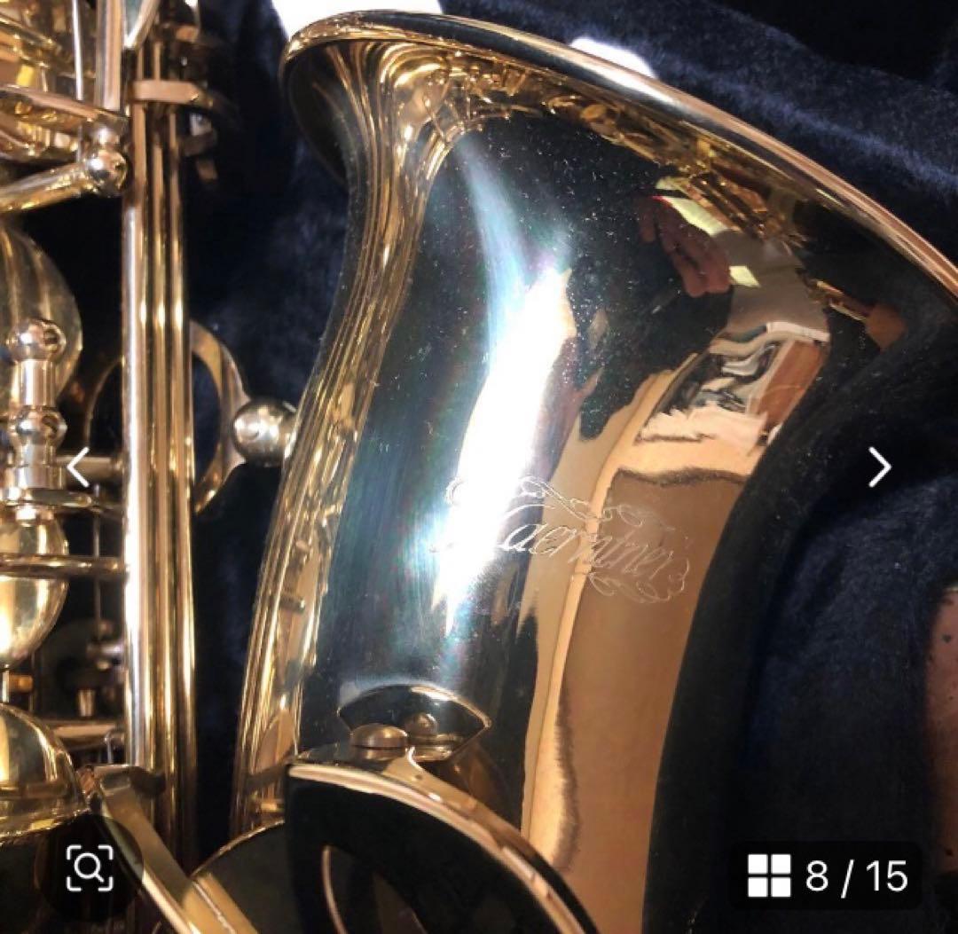 サックス本体 ゴールド クリーニング用品付き