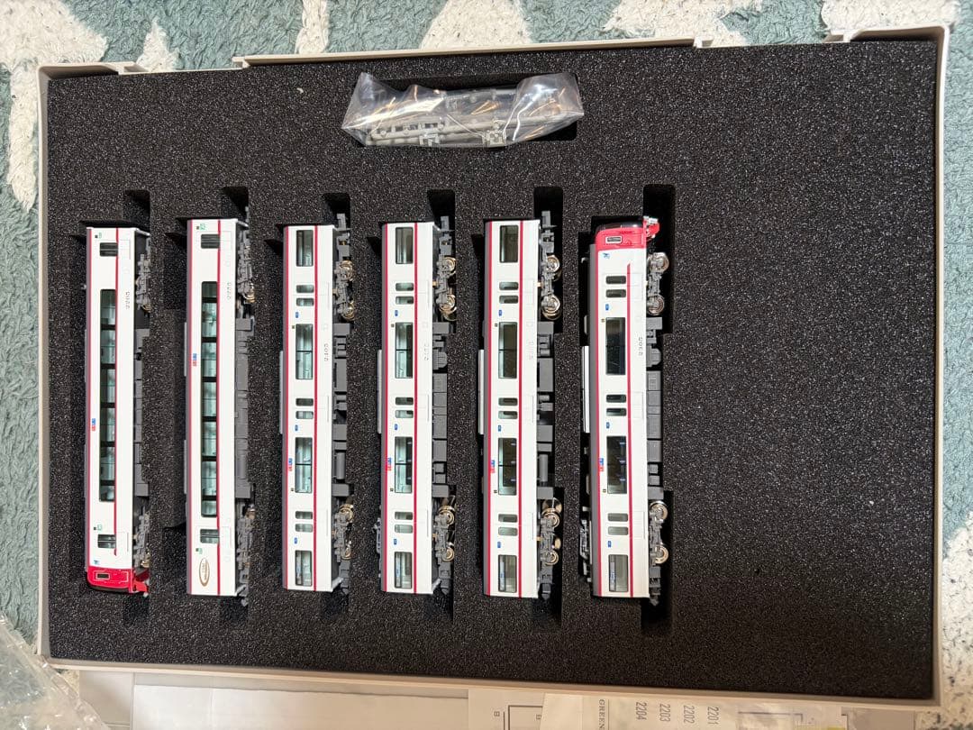 名鉄2200系2次車（前面窓透過タイプ・車番選択式）6両編成セットⅡ（動力付き）