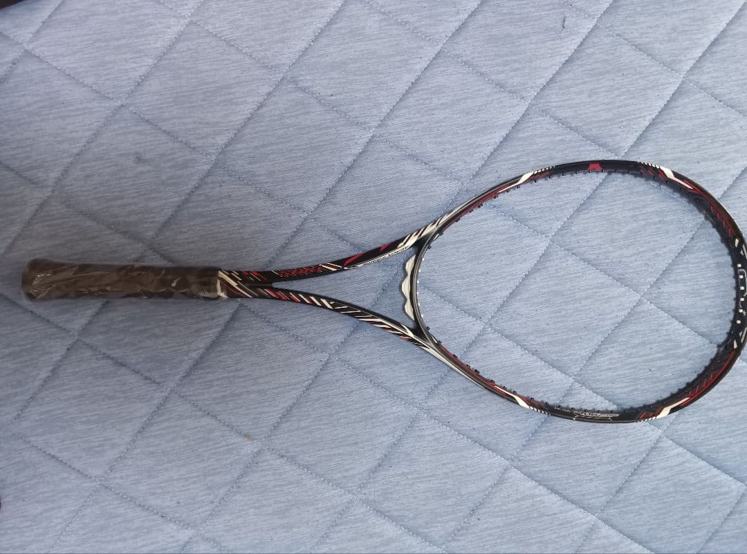 ミズノ dios 10-R 軟式テニスラケット ブラック/レッド