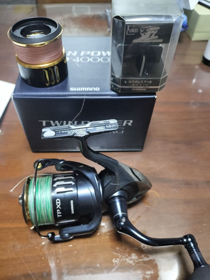 (夢屋スプール付き)17ツインパワー XD 4000XG スピニングリール